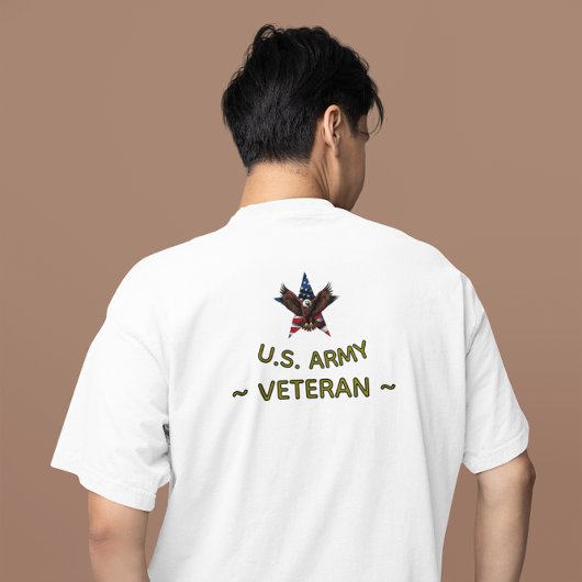 U.S. Army Veteran | Patriotic Military Pride トライブレンドＴシャツ