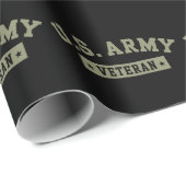 U.S. Army Veteran Veterans America American Flag ラッピングペーパー (ロールコーナー)