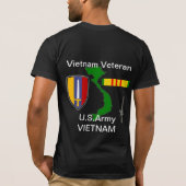 U.S.Army Vietの獣医 Tシャツ (裏面)