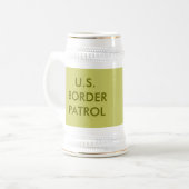 U.S.BORDERのパトロール ビールジョッキ (正面左)