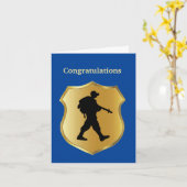 U.S. Border Patrol Academy Graduation Card カード (黄色い花)