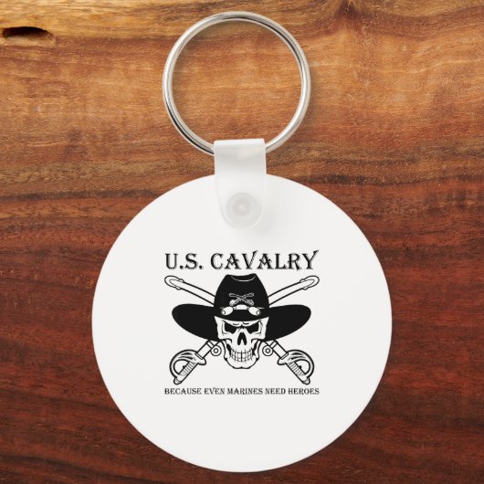 U.s. Cavalry Because Even Marines Need Heroes Funn キーホルダー (正面)