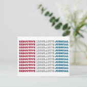 U.S. Checks & Balances ポストカード (スタンド正面)