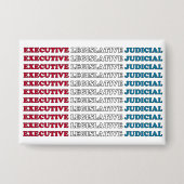 U.S. Checks & Balances 缶バッジ (正面)