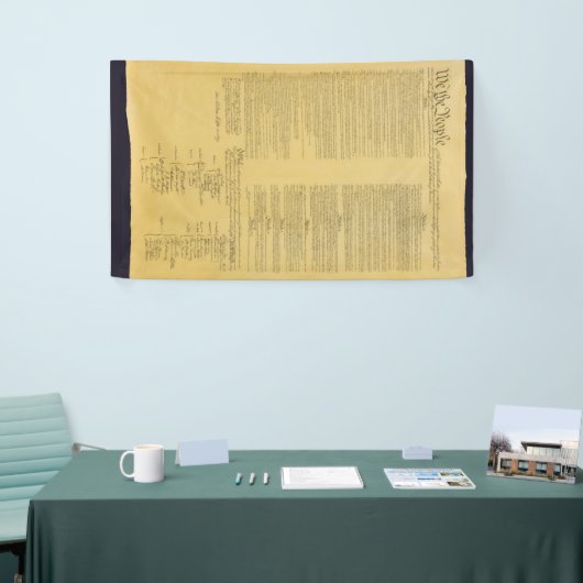 U.S. Constitution banner 横断幕 (トレードショー)