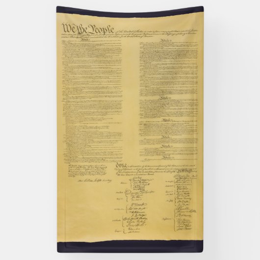 U.S. Constitution banner 横断幕 (縦)