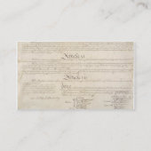 U.S. Constitution_Pg1および4 名刺 (裏面)