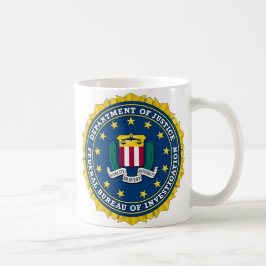 U.S. - FBI法務省 コーヒーマグカップ (右)
