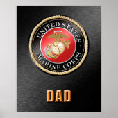 U.S. Marine Corps Dad ポスター (正面)