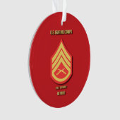 U.S. Marine Corps Staff Sergeant オーナメント (正面)
