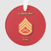U.S. Marine Corps Staff Sergeant オーナメント (正面)