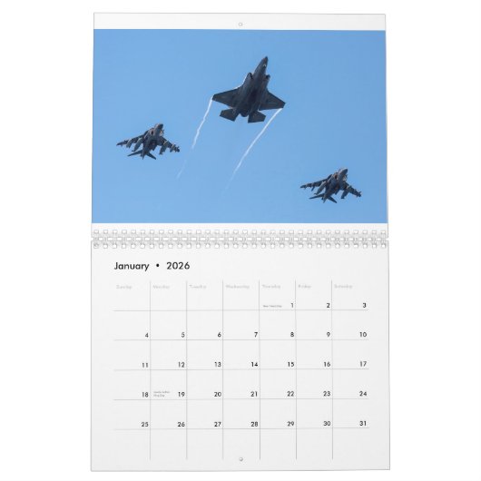 U.S. Marines Calendar カレンダー (1月 2026)