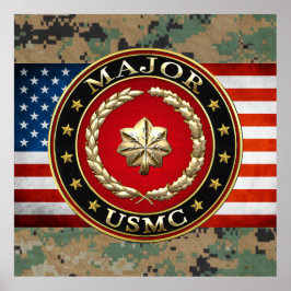 U.S. Marines: Major (USMC Maj) [3D] ポスター