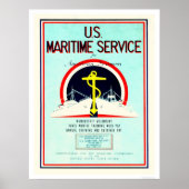 U.S. Maritime Service (US02055) ポスター (正面)