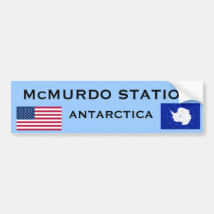 U.S. - McMurdo南極大陸のバンパーステッカー バンパーステッカー
