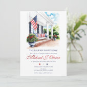 U.S. Military Retirement Patriotic Home Porch 招待状 (スタンド正面)