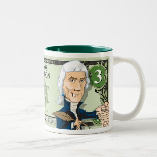 U.S. Mug Collection大統領: #3ジェファーソン ツートーンマグカップ (右)