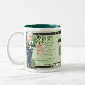 U.S. Mug Collection大統領: #3ジェファーソン ツートーンマグカップ (左)