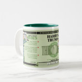 U.S. Mug Collection大統領: #33 Harry Truman ツートーンマグカップ (正面左)