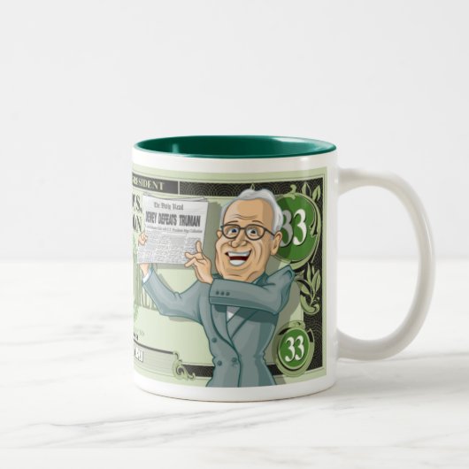 U.S. Mug Collection大統領: #33 Harry Truman ツートーンマグカップ (右)