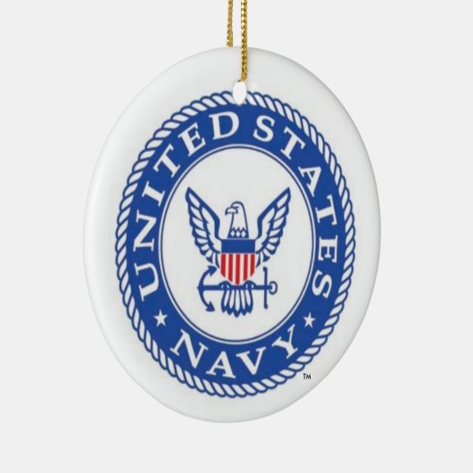 U.S. Navy®海軍基礎サンディエゴのクリスマスのオーナメント セラミックオーナメント (右)