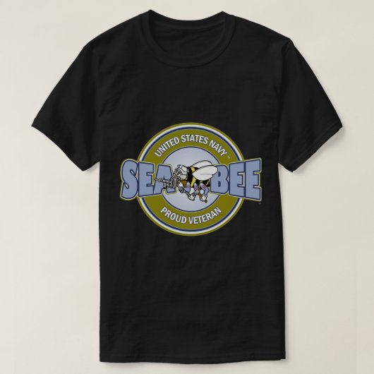 U.S. Navy Sea Bee Veteran Tシャツ (デザイン正面)