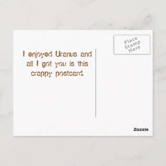 U.S.R.A. ポストカード (裏面)