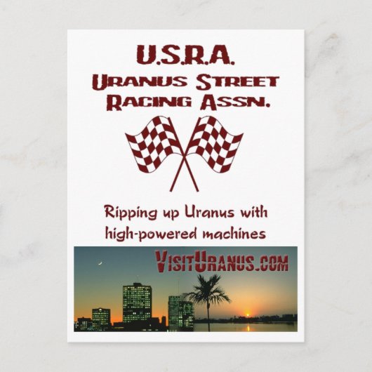 U.S.R.A. ポストカード (正面)
