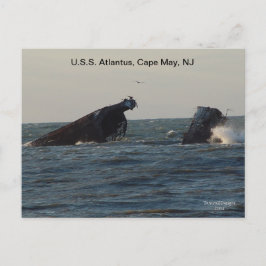 U.S.S. アトランタス号 ニュージャージー ポストカード