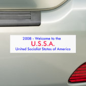 U.S.S.A.、2008年-の統一されたな会合への歓迎… バンパーステッカー (車上)