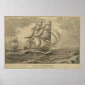 U.S.S. Constitution ポスター (正面)