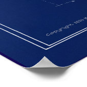 U.S.S. Juneau Blueprint ポスター (角)