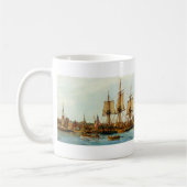 U.S.S. Nowlandヴァンパウエル著アルフレッドの軍艦 コーヒーマグカップ (左)