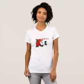 U.S.V.Iの女性基本的なTシャツ Tシャツ (正面フル)
