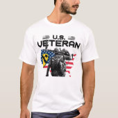 U.S. Veteran / 1st Cavalry Division T-shirt Tシャツ (正面)