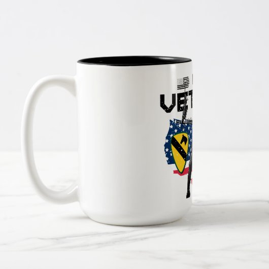 U.S. VETERAN - The First Team Mug ツートーンマグカップ (左)