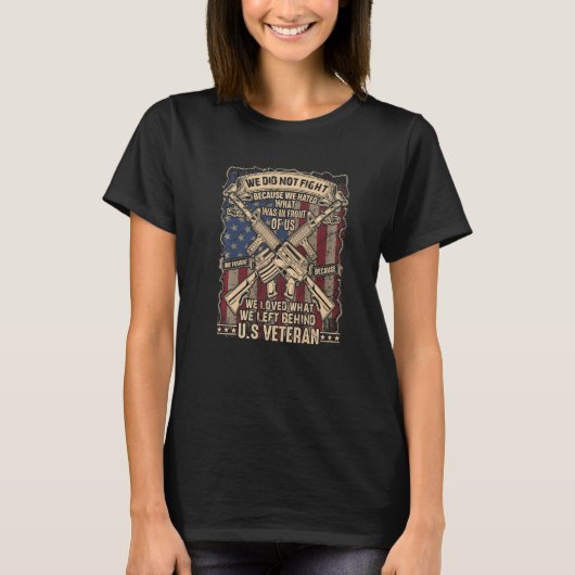 U S Veteran Themed Military Proud Veterans Day Tシャツ (正面)