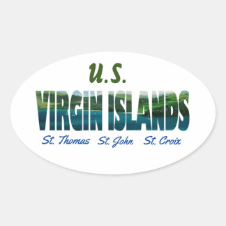 U.S. Virgin Islands 楕円形シール