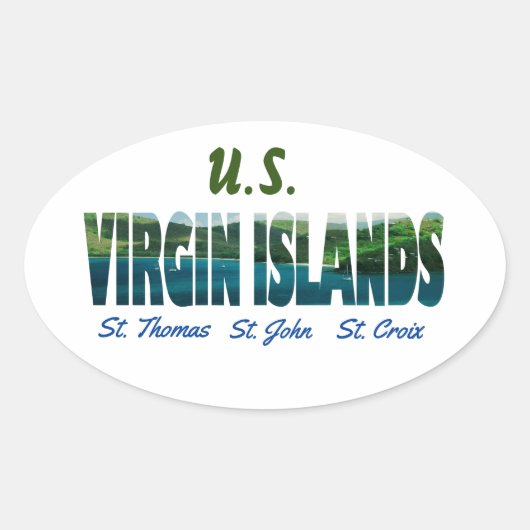 U.S. Virgin Islands 楕円形シール (正面)