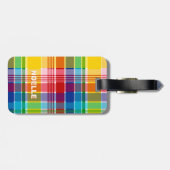 U.S. Virgin Islands Flag, Madras ラゲッジタグ (裏面横)