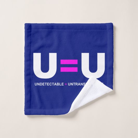 U=U HIV検出不可能は非送信可能に等しい ウォッシュタオル (ウォッシュタオル)