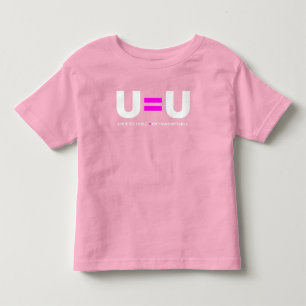 U=U HIV検出不可能は非送信可能に等しい トドラーTシャツ