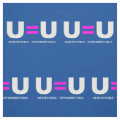 U=U HIV検出不可能は非送信可能に等しい ファブリック (見本)