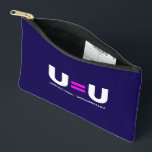 U=U HIV Undetectable Equals Untransmittable アクセサリーポーチ<br><div class="desc">U Equals U simple font lettering design. Let other people ask you what this means. UequalsU is an HIV advocacy movement for AIDS Awareness and HIV stigma education. > U=U. Artwork to help educate and answer questions about HIV viral load and transmission of HIV. > Personalize it! Add custom name,...</div>