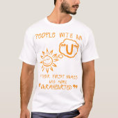 u warmhearted letter first names citation tシャツ (正面)