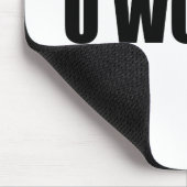 U WOT M8か。 マウスパッド (コーナー)