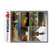 UAウクライナ – オデッサ – 私はモザイクが大好き –  マグネット (横)