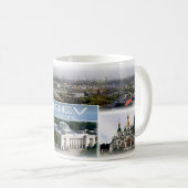 UAウクライナ – キエフ – キエフ –  コーヒーマグカップ (正面右)