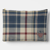 UA 250 American Plaid Shield Motif ID1301 アクセサリーポーチ (正面)