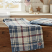 UA 250 American Plaid Shield Motif ID1301 キッチンタオル